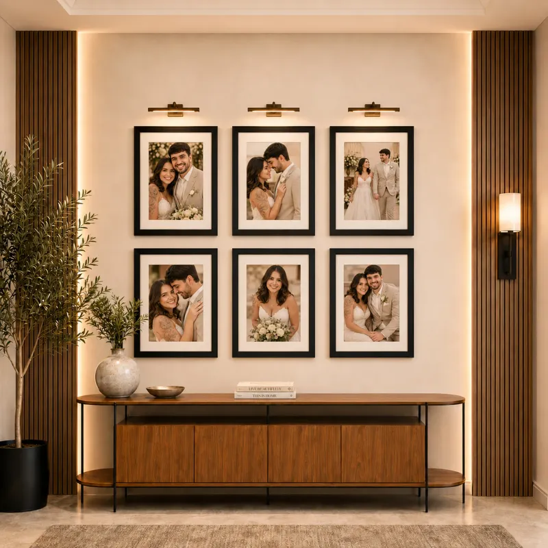 Galeria de parede Nossa História